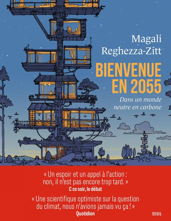 Couverture du livre « Bienvenue en 2055 » de Magali Reghezza-Zitt (Seuil)